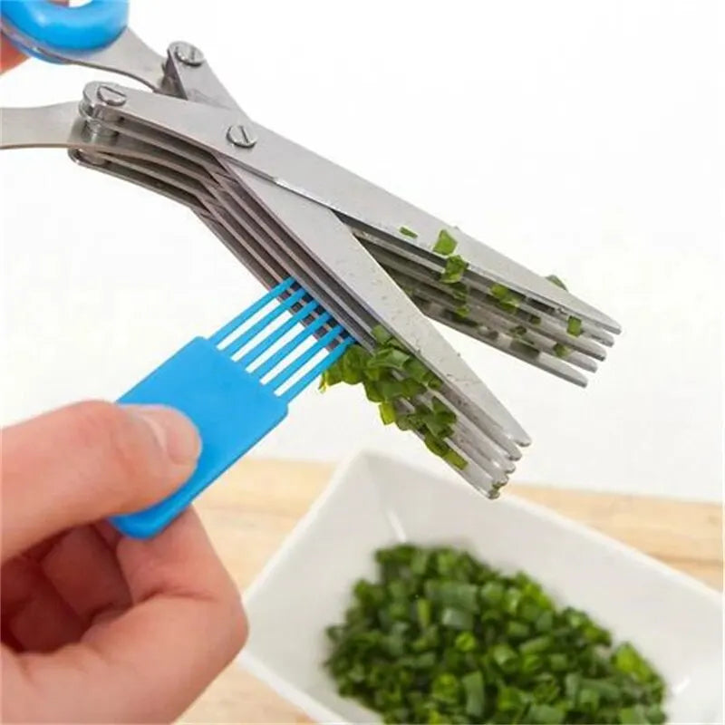 SliceSmart 5-in-1 Scissors - The Ultimate Kitchen Time-Saver!