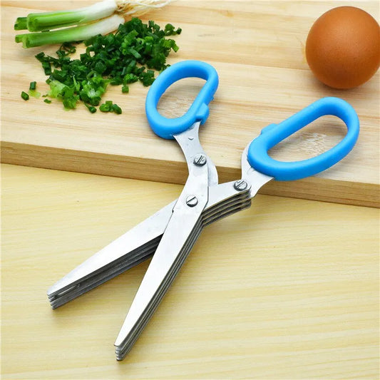 SliceSmart 5-in-1 Scissors - The Ultimate Kitchen Time-Saver!